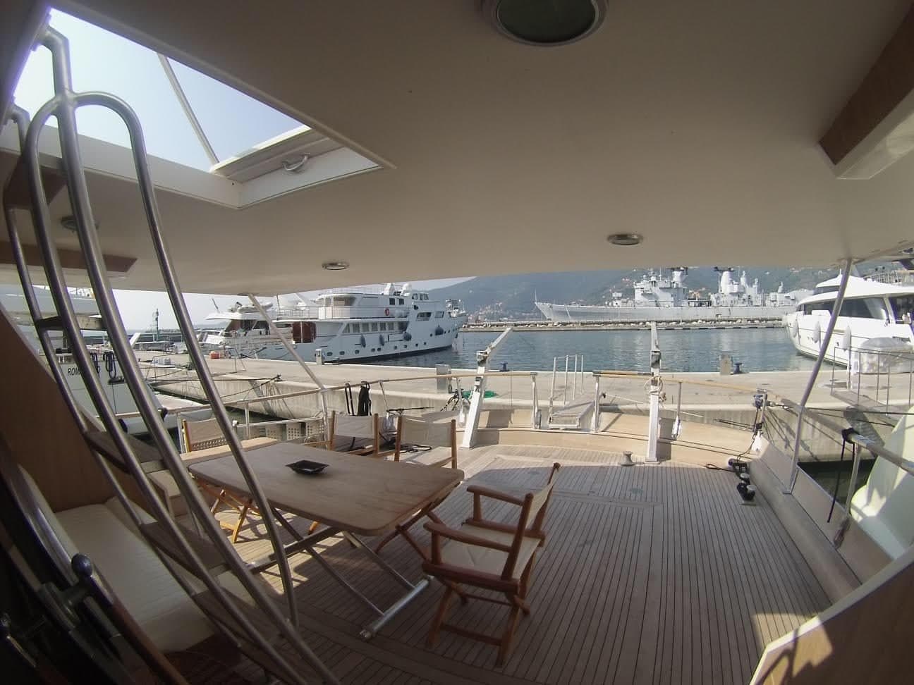 The aft deck